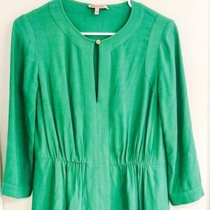 Juicy Couture Beautiful Green Festive Long-Sleeve Dress Sz 2